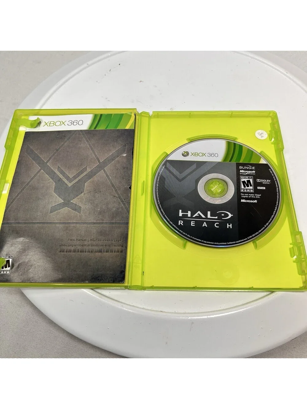Halo Reach Xbox 360 CIB w/ Official Strategy Guide Tested Bundle